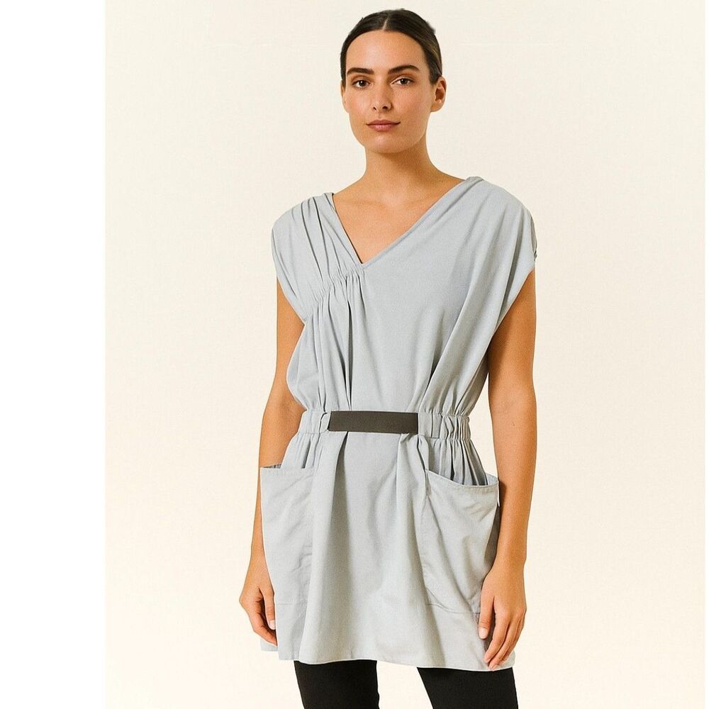 Sophie Theallet One Shoulder Belted Tunic Top 6